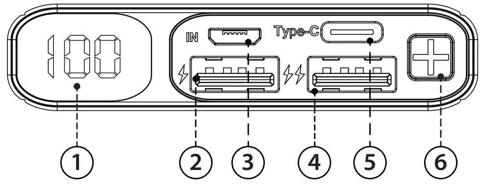 GoGEN PB 100008 B Mobile Power Bank-fig1