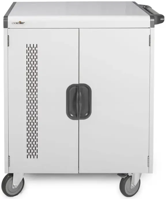 rocstor VoltV32 Intelligent AC Charging Cart for 32 Devices up to 16 Inch Screen User
