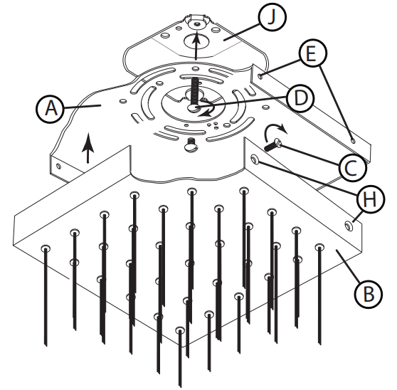 FREDRICK RAMOND FR49908 LED Multi Light Pendant - fig
