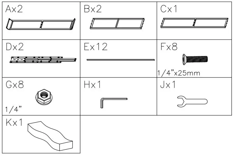 ASHLEY-M98x42-King-Size-Black-Box-Spring-fig 1