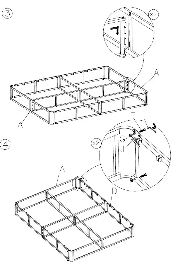 ASHLEY-M98x42-King-Size-Black-Box-Spring-fig 3