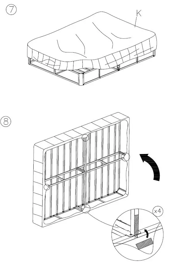 ASHLEY-M98x42-King-Size-Black-Box-Spring-fig 5