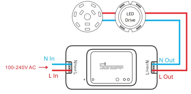 Ceiling lamp wiring instruction