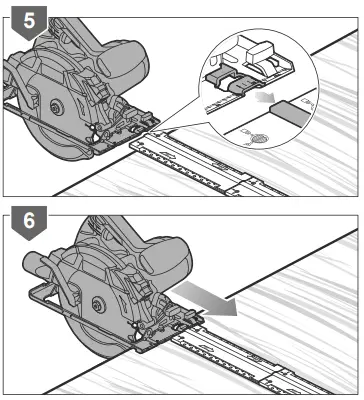 RYOBI RCS1600-KSR Circular Saw with Laser-FIG13