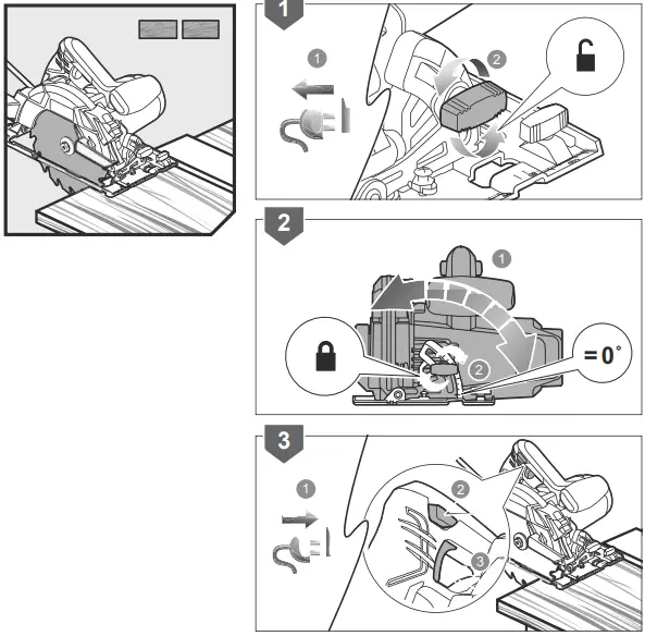 RYOBI RCS1600-KSR Circular Saw with Laser-FIG8