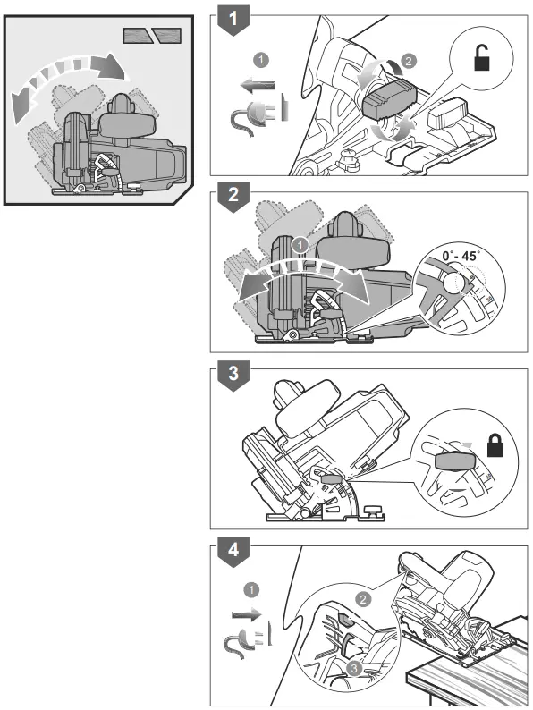 RYOBI RCS1600-KSR Circular Saw with Laser-FIG9