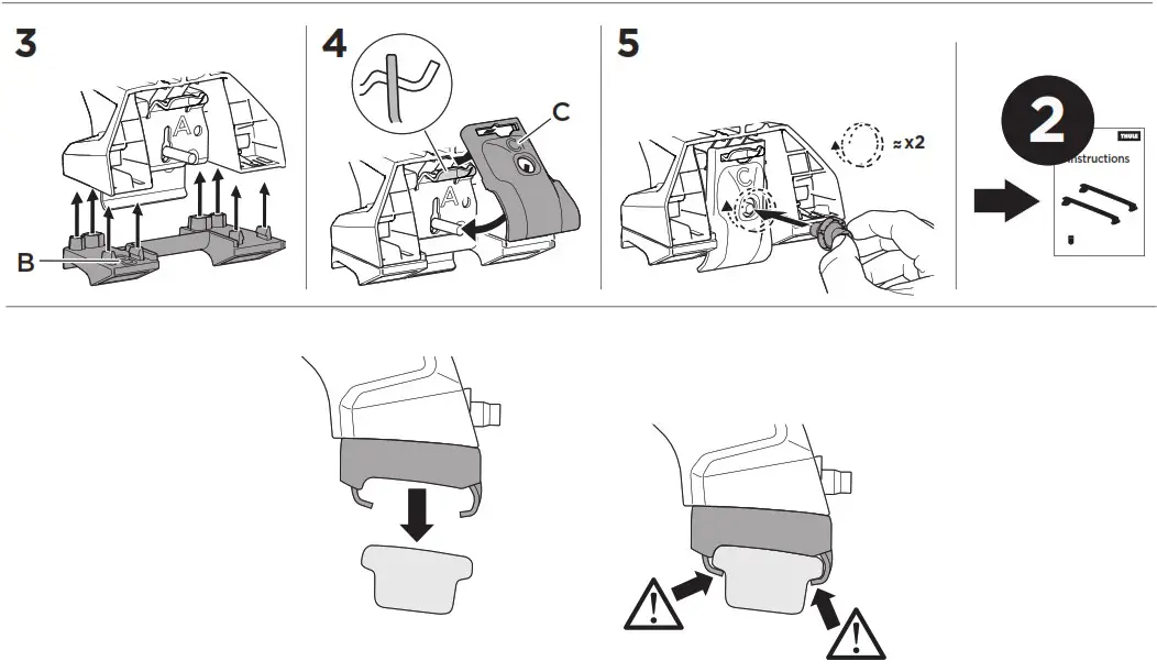 THULE 186150 Flush Roof Rail kit - Product Overview 3