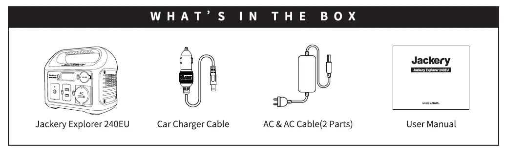Jackery Explorer 240 EU Portable Charging Station 2