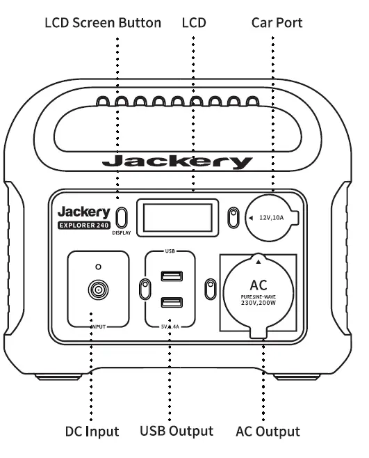 Jackery Explorer 240 EU Portable Charging Station 3