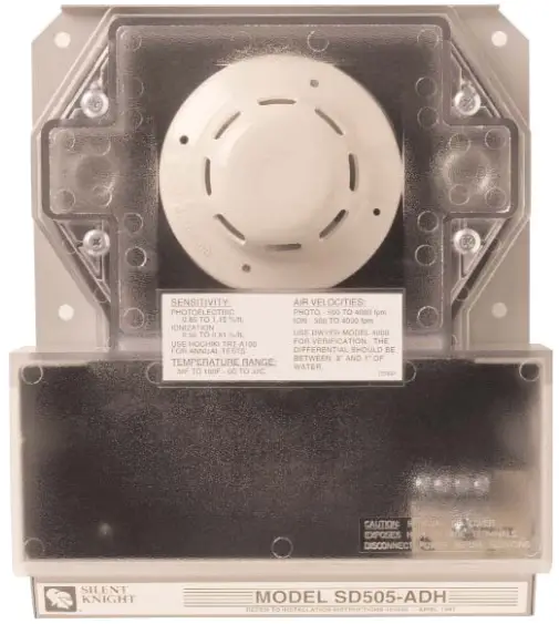 Honeywell SDF505-ADH Addressable Duct Detector Housing