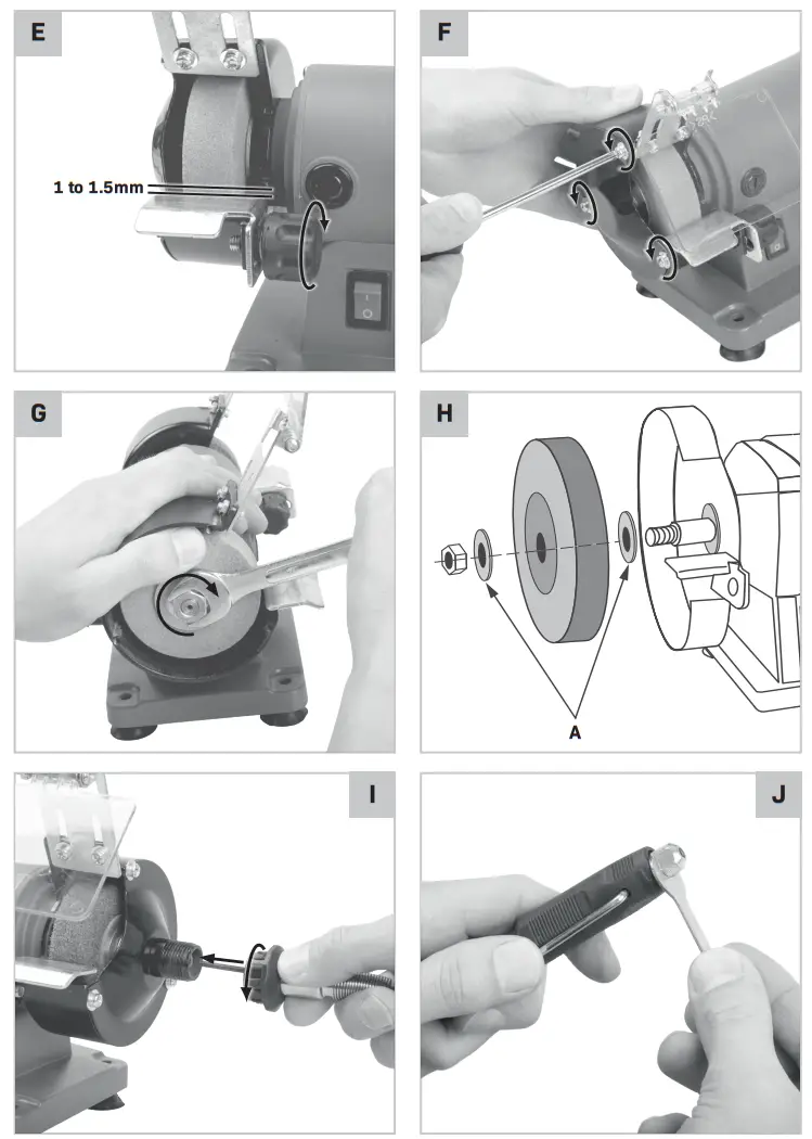 VONROC BG501AC Bench Grinder - Parts 2