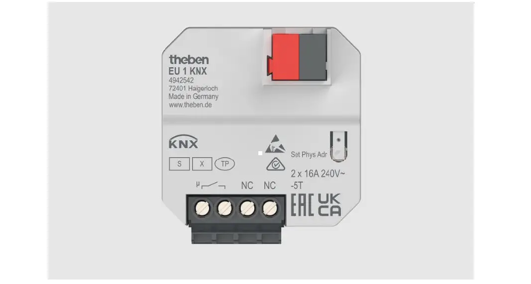 Theben 4942542 Actuators Instruction Manual Theben 4942542 Actuators Instruction Manual