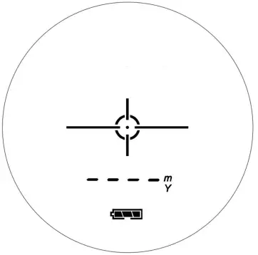 AOFAR HX 700N Hunting Range Finder 700 Yards Waterproof - Range mode 1