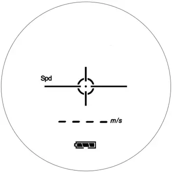 AOFAR HX 700N Hunting Range Finder 700 Yards Waterproof - Range mode 2