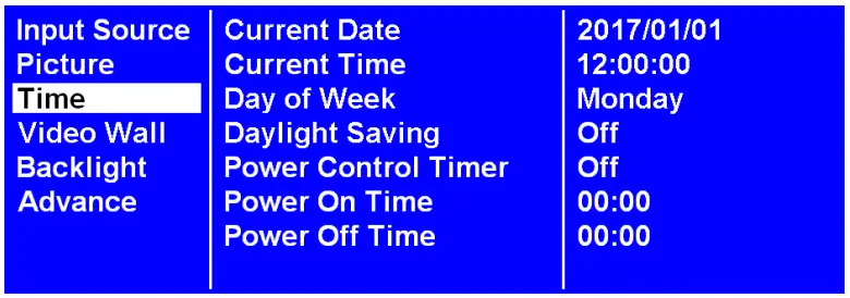 Navigating the On Screen Display (OSD) Menu
