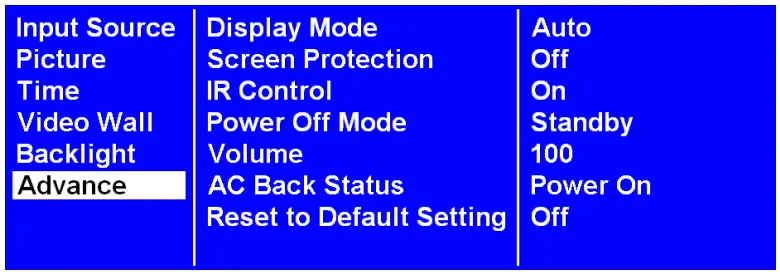 Navigating the On Screen Display (OSD) Menu