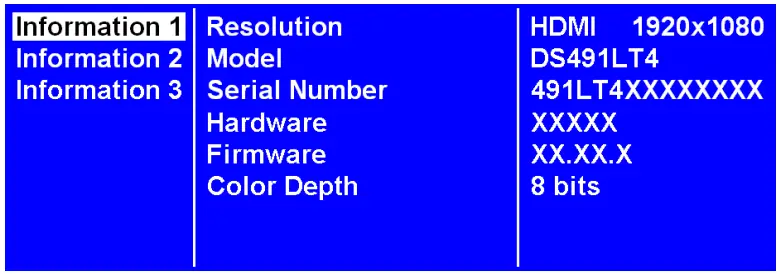 Navigating the On Screen Display (OSD) Menu