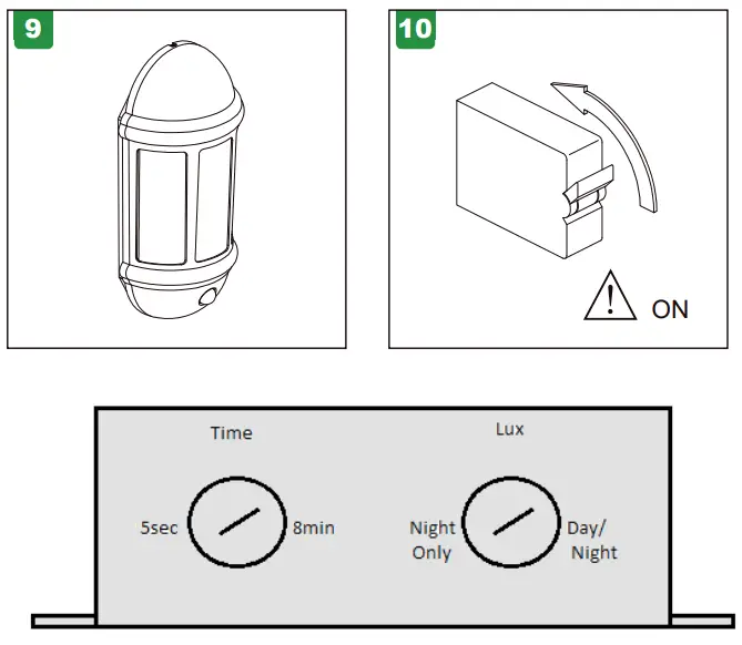 4lite 4L2-3416 Outdoor LED Outdoor Half Wall Lantern - Garantie 1
