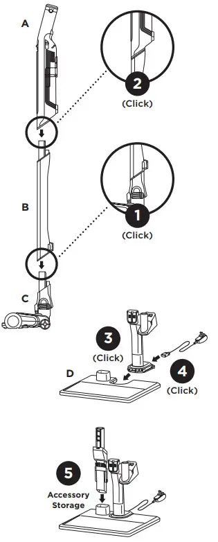 Shark WANDVAC System Cordless 3 - ASSEMBLY