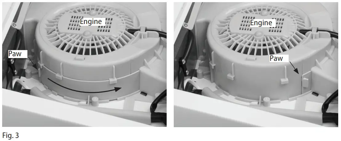 concept OPP1060 Under Cabinet Range Hood - Light switch 3