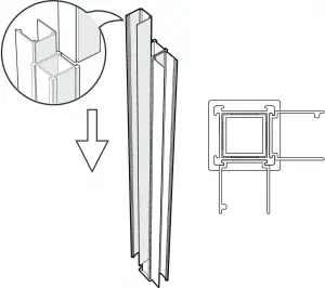 vita Urbana 6X6 Keyhole Garden VT17507, VT17607 Assembly A