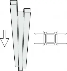 vita Urbana 6X6 Keyhole Garden VT17507, VT17607 Assembly B