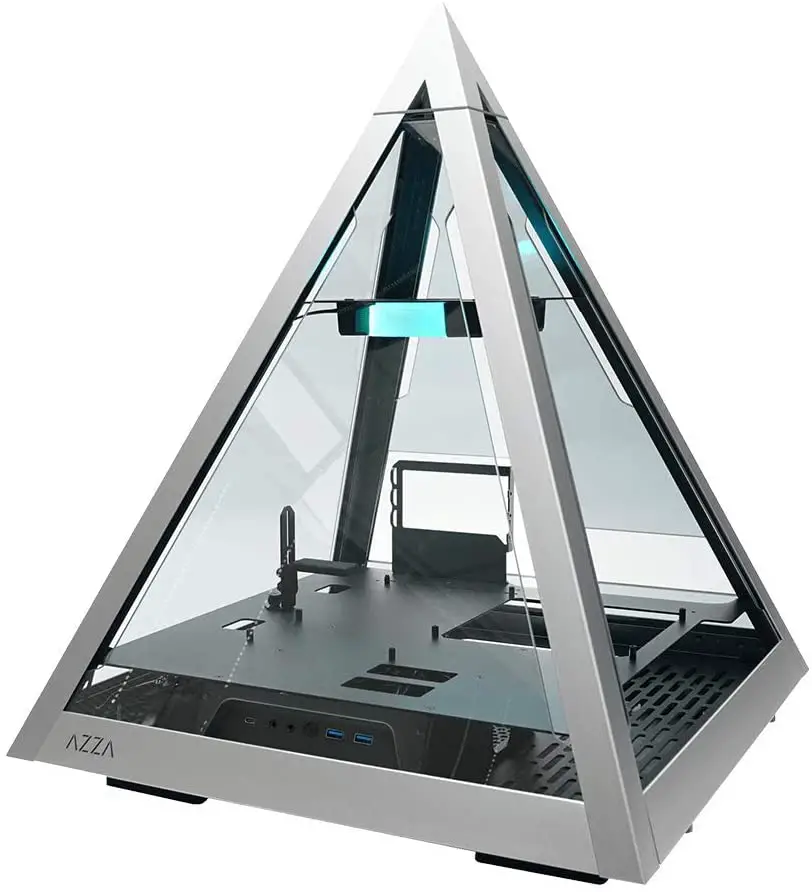 AZZA CSAZ-804L Pyramid Innovative Tempered Glass Gaming Case