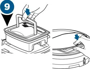 Cleaning Dust Bin Instructions