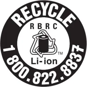 Recycle RBRC logo