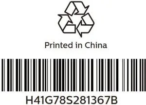 PHILIPS 276B1 IPS Monitor with USB Type-C Docking--- Type-