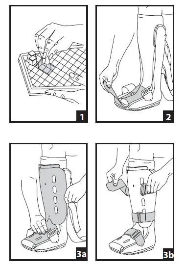AIRCAST 66123 XP Diabetic Walker fig1