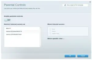 LINKSYS AE6350 R63 AC1200 Router -Parental Controls