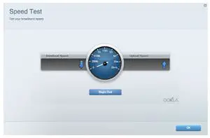 LINKSYS AE6350 R63 AC1200 Router - Speed Test