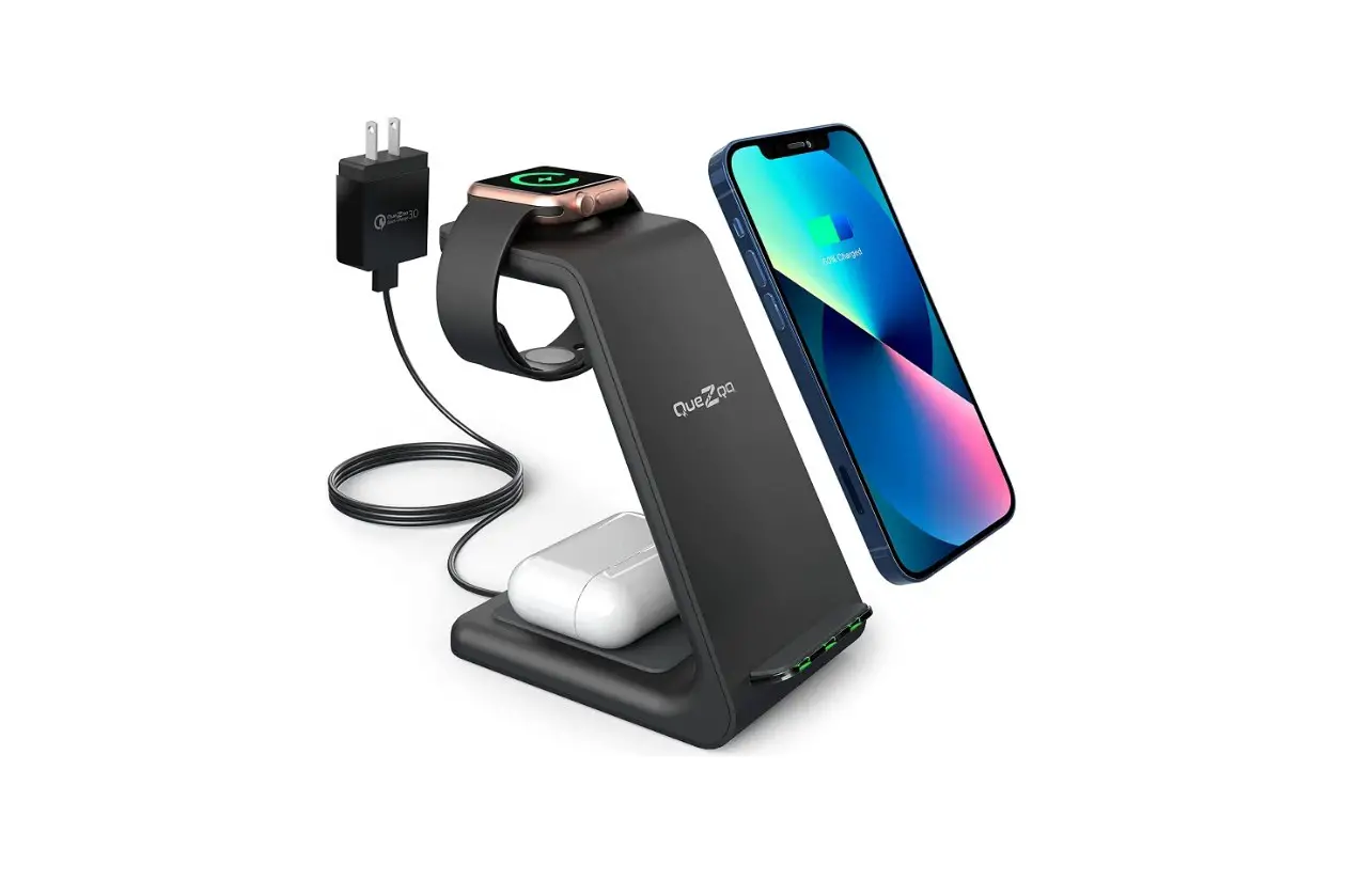 Quest Usa Ijwc2104 3-in-1 Wireless Charger User Manual