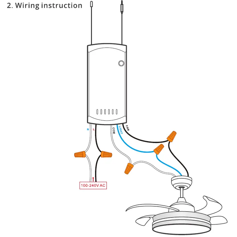 SONOFF iFan04 WiFi Smart Ceiling Fan with Light Controller figer 04