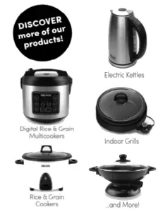 NutriWare NRC-687SD-1SG Multicooker Food Steamer- Multicookei