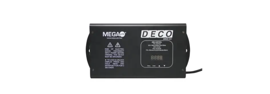 Mega Lite Cv1 Deco Driver User Manual Mega Lite Cv1 Deco Driver User Manual
