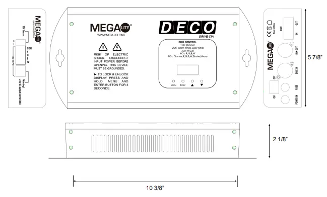 MEGA LITE CMEGA LITE CV1 Deco Driver product 7V1 Deco Driver product 7