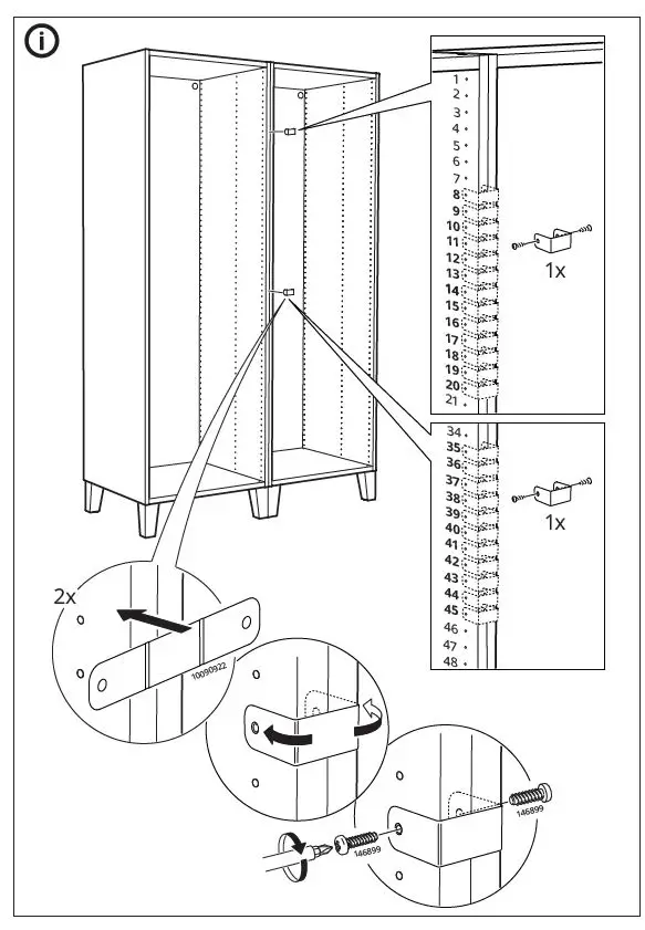 IKEA 303.309.47 PLATSA Frame 10