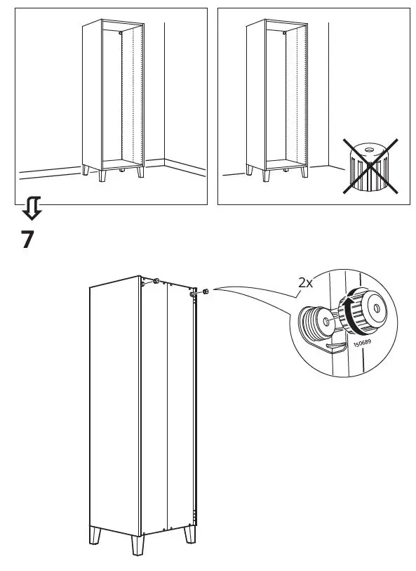 IKEA 303.309.47 PLATSA Frame 7