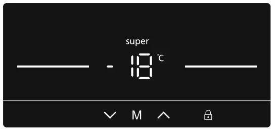 SHARP SJ SC31CHXIF Freezer - Freeze Mode
