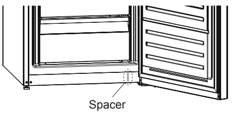 SHARP SJ SC31CHXIF Freezer - door