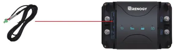 RENOGY Dual Input DC-DC On Board Battery Charger - Connecting Temperature Sensor