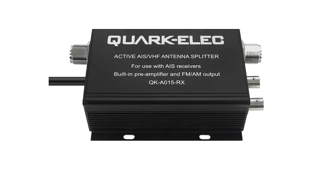 Quark-elec Qk-a015-rx Active Ais/vhf Antenna Splitter Instruction Manual Quark-elec Qk-a015-rx Active Ais/vhf Antenna Splitter Instruction Manual