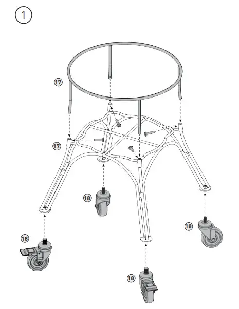 KAMADOJOE KJ15040921 Ceramic Grill- 1