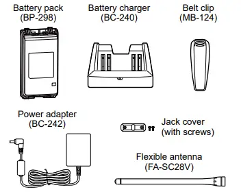 ICOM IC-V3MR VHF Murs Two Way Radio FIG 1 - Copy