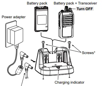 ICOM IC-V3MR VHF Murs Two Way Radio FIG 9