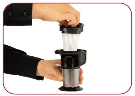 SAUBER SD 100 Technic Stick Vacuum- Clean filters