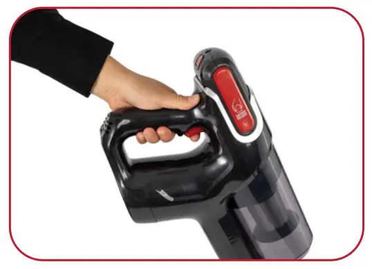 SAUBER SD 100 Technic Stick Vacuum- Switch On