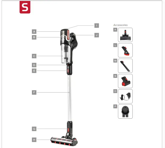SAUBER SD 100 Technic Stick Vacuum
